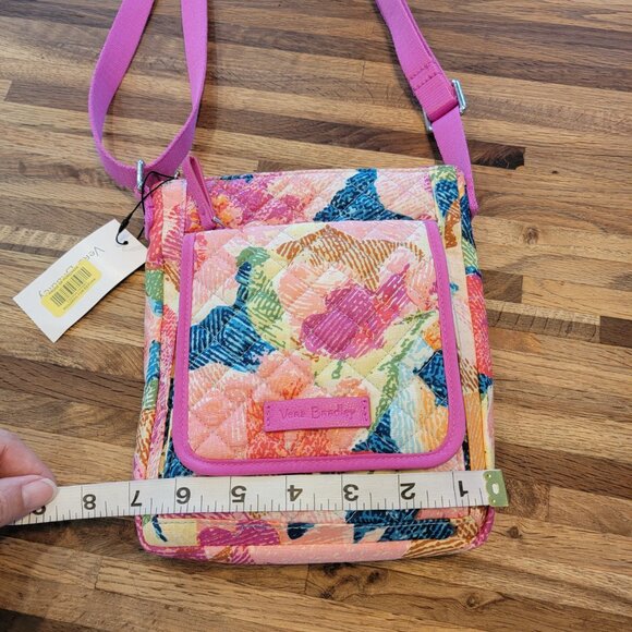 Vera Bradley Iconic RFID Mini Hipster Super Bloom Floral Print - Picture 4 of 14